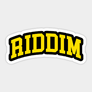 Riddim Sticker